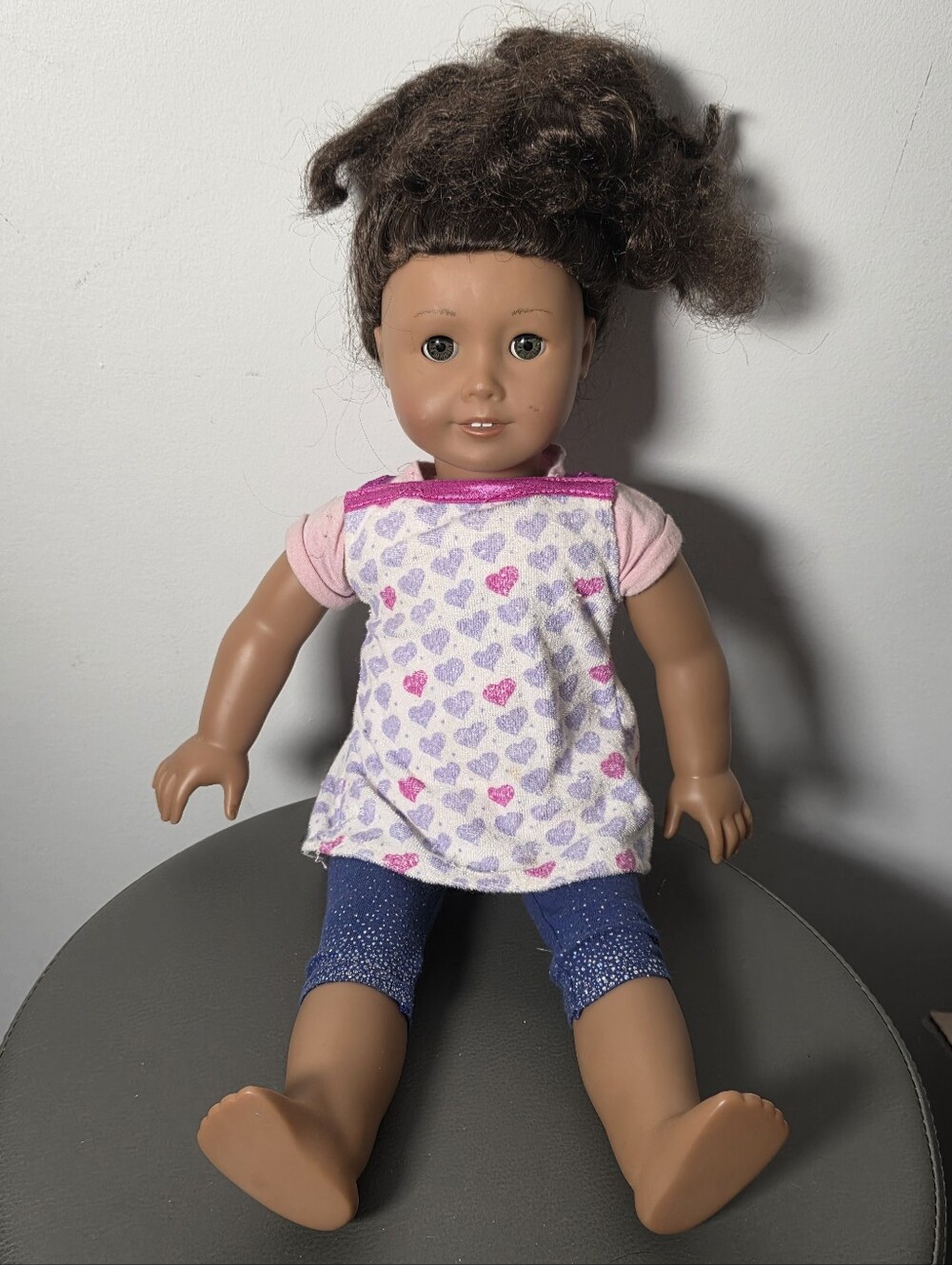 American Girl Doll Truly Me Brunette 18” Doll Brown Hair Green Eyes